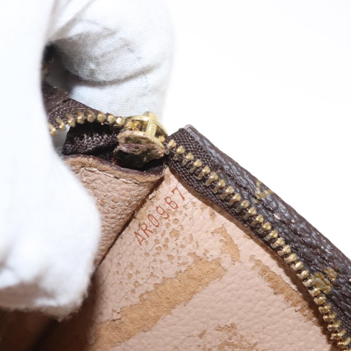 LOUIS VUITTON Monogram Bucket GM Accessory Pouch LV Auth 159428