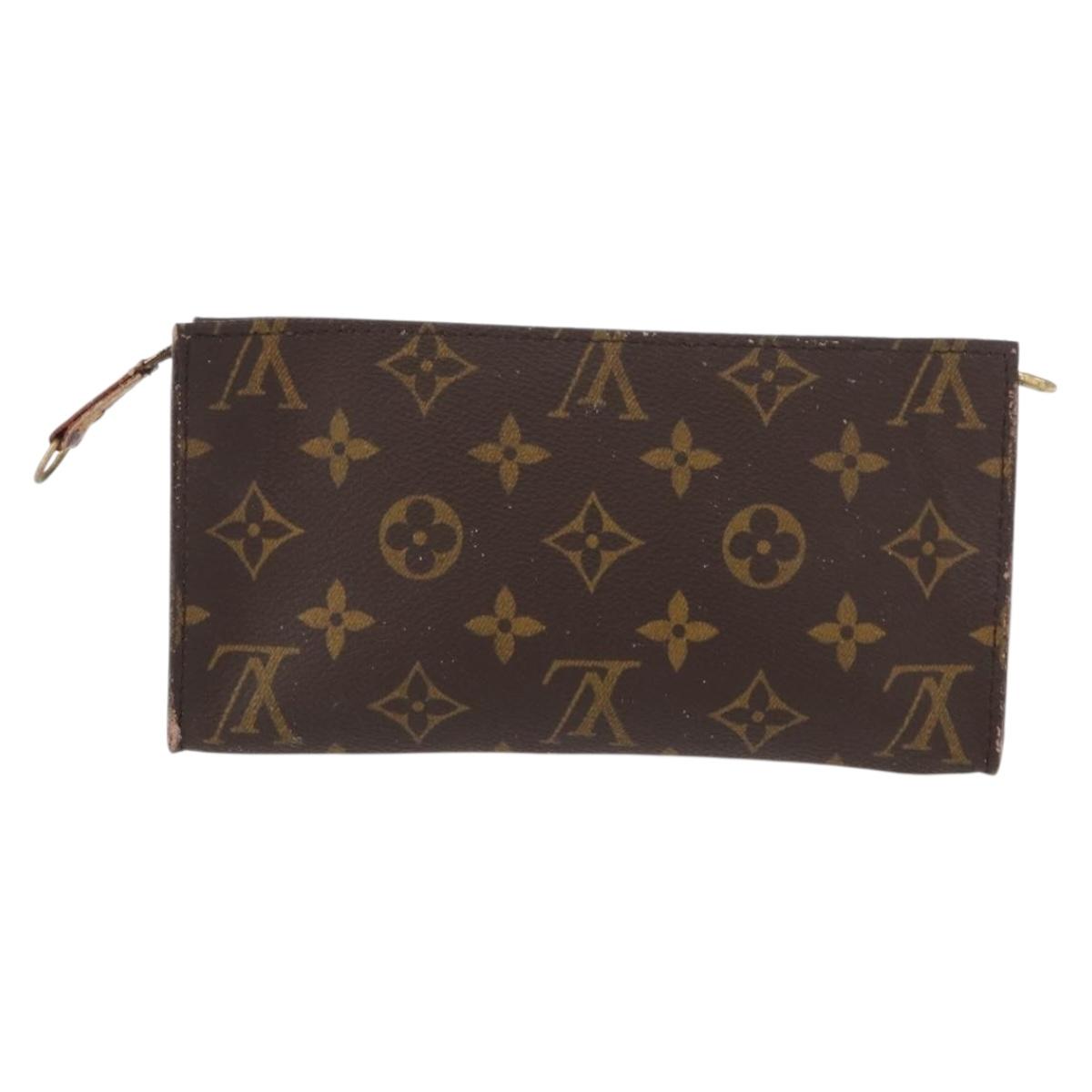 LOUIS VUITTON Monogram Bucket GM Accessory Pouch LV Auth 159428