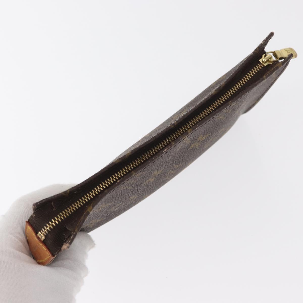 LOUIS VUITTON Monogram Bucket GM Accessory Pouch LV Auth 159428