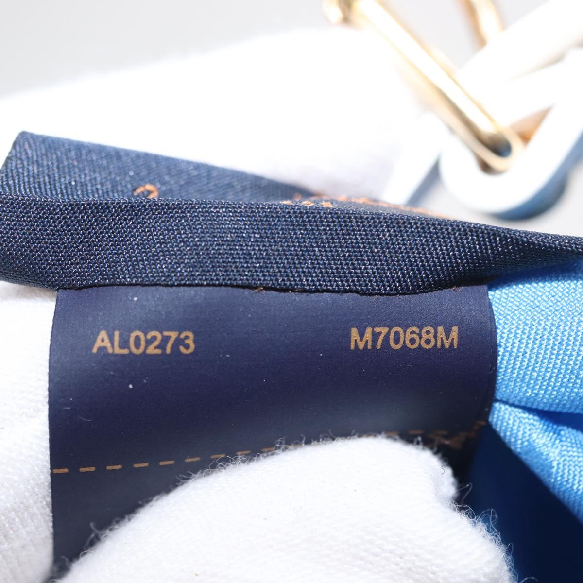 LOUIS VUITTON Monogram Yayoi Kusama Infinity Dot Cap Blue M7068M Auth 159436SM