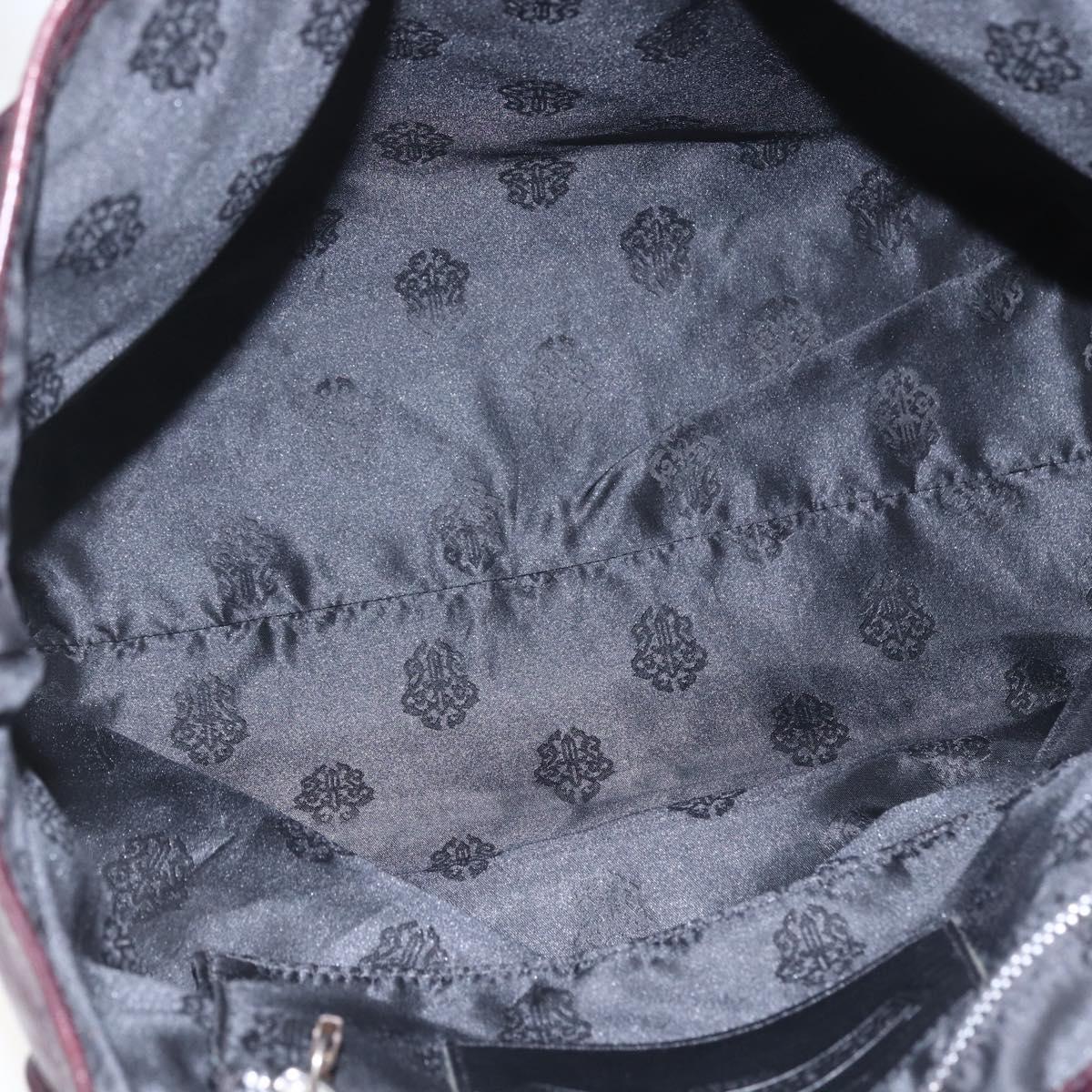 Chrome Hearts FS Tote Crosspatch Tote Bag Leather Black Auth 159442SM