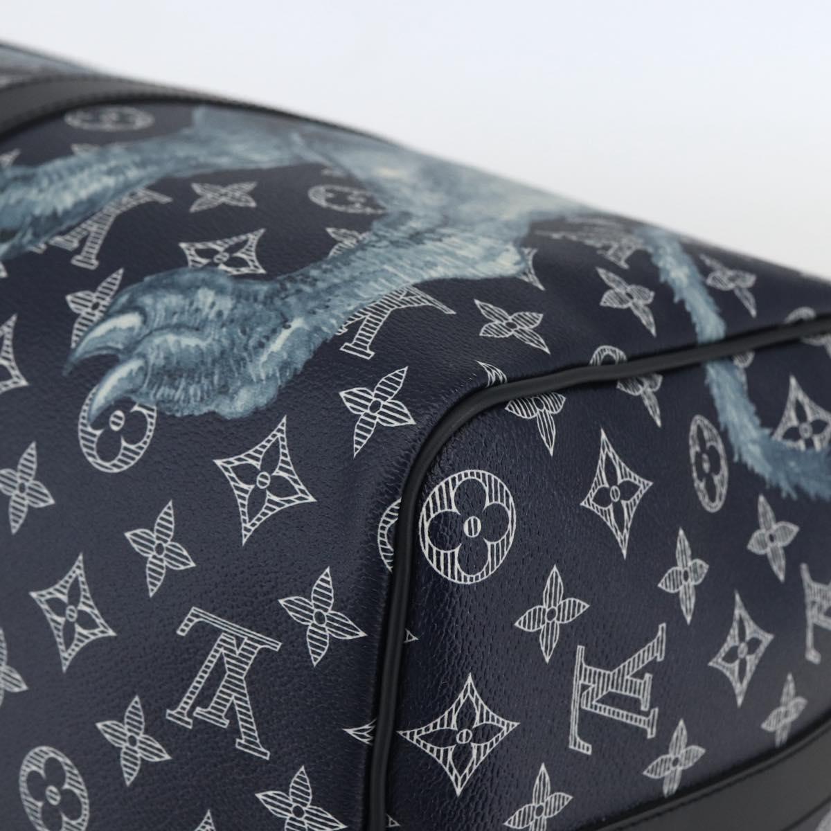 LOUIS VUITTON Monogram Savanna Keepall Bandouliere 45 Bag M54129 Auth 159443SM