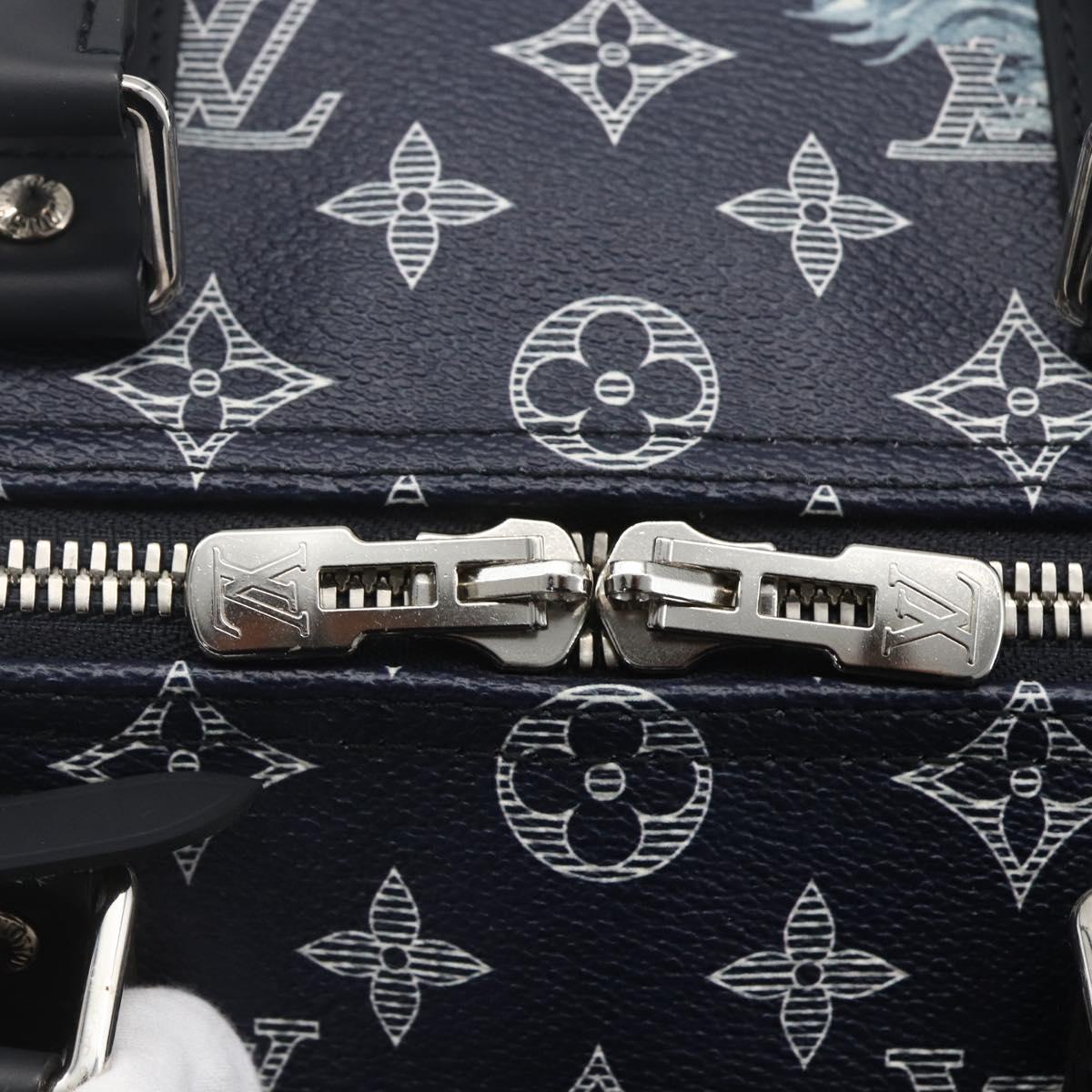 LOUIS VUITTON Monogram Savanna Keepall Bandouliere 45 Bag M54129 Auth 159443SM