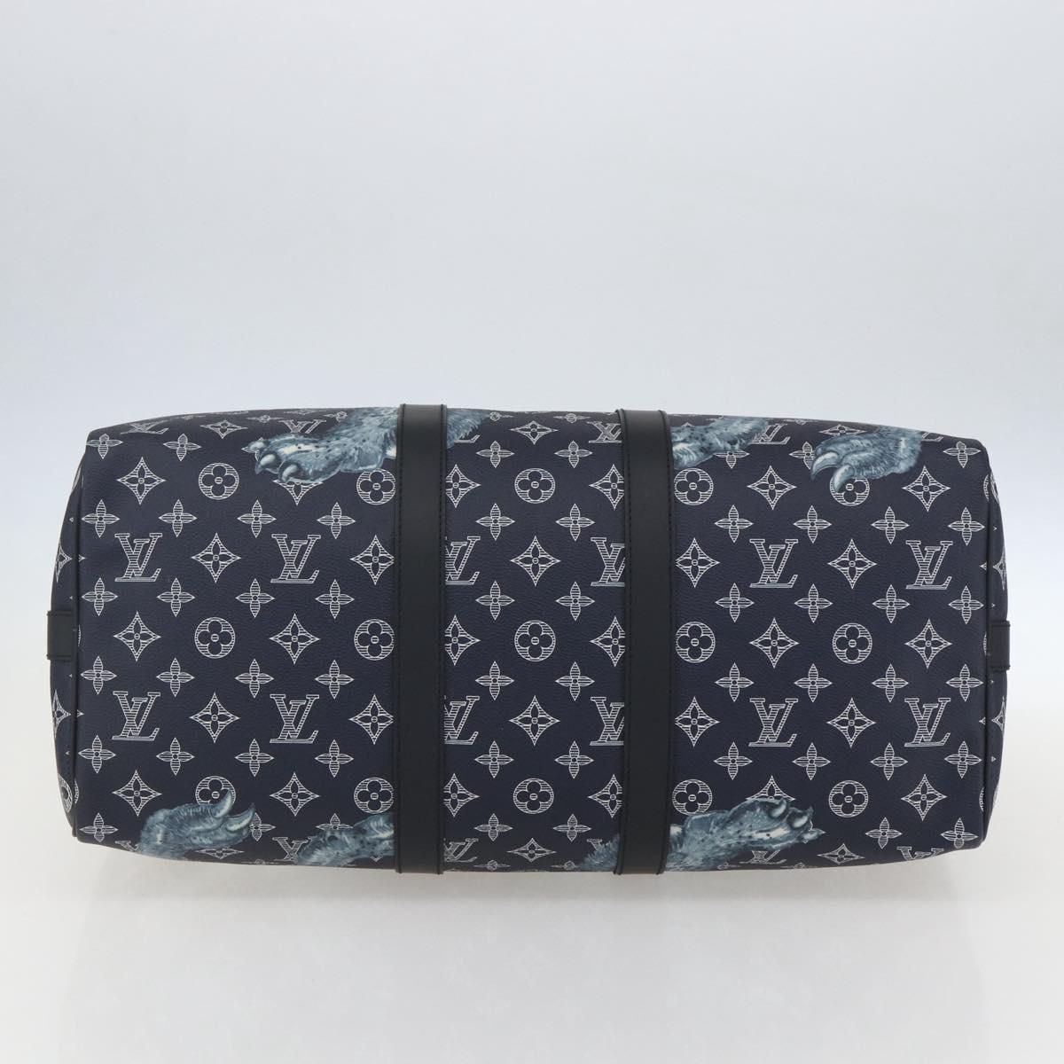 LOUIS VUITTON Monogram Savanna Keepall Bandouliere 45 Bag M54129 Auth 159443SM