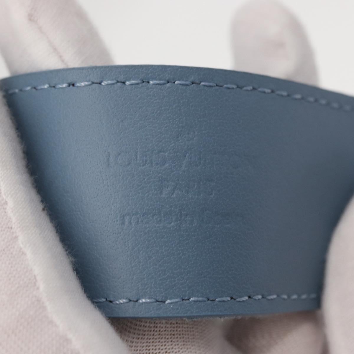 LOUIS VUITTON Monogram Denim CeintureLV New Wave Belt Blue M0146 Auth 159446SM