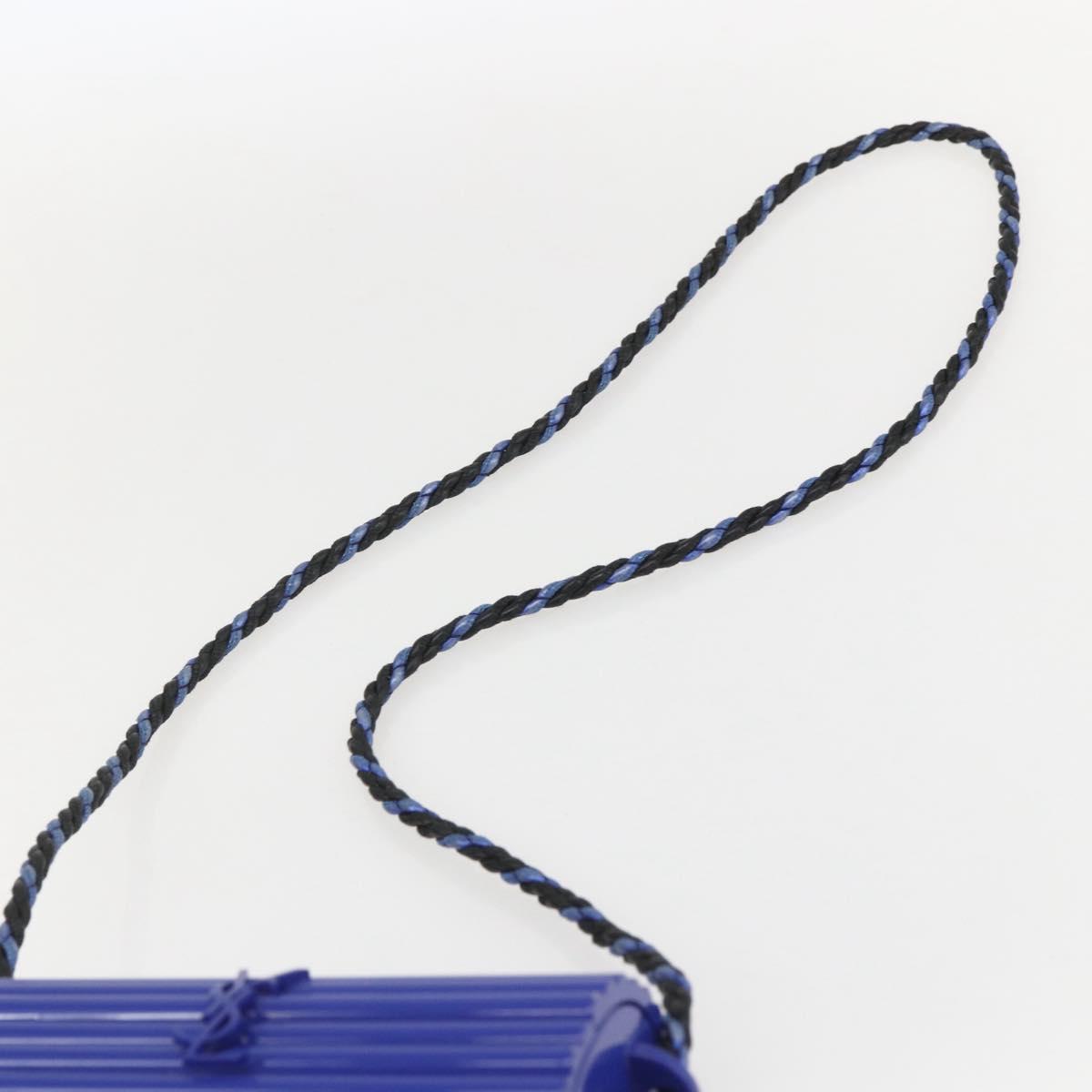 SAINT LAURENT Cassandra Shoulder Bag plastic Blue Auth 159447SAV
