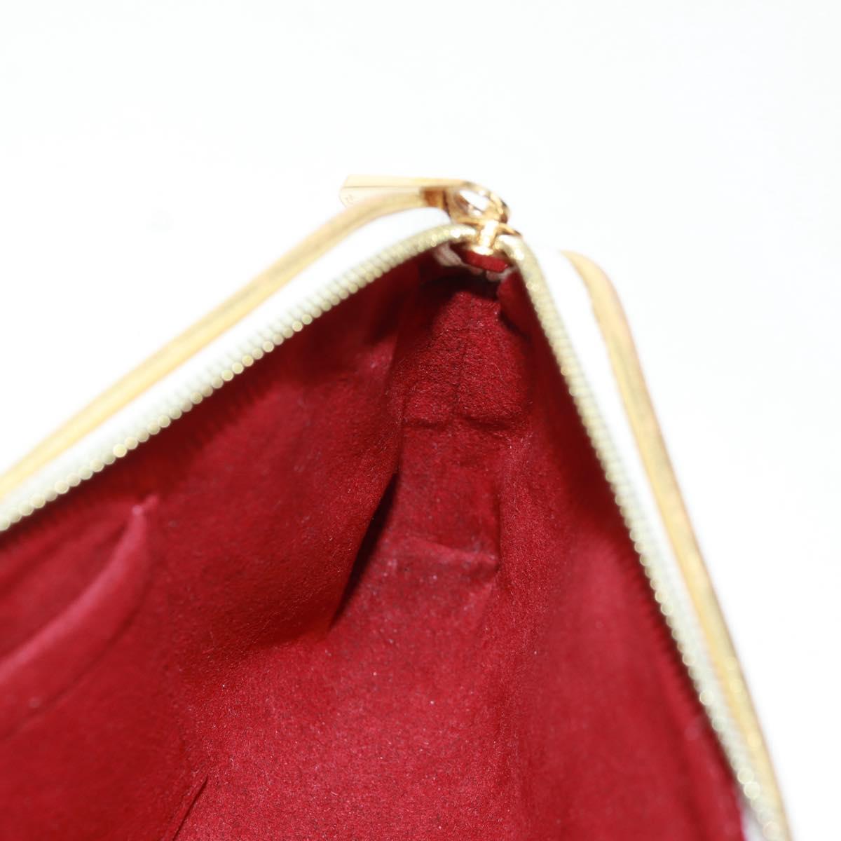 LOUIS VUITTON Monogram Multicolor Kate Pouch White Bron M55212 LV Auth 159471V
