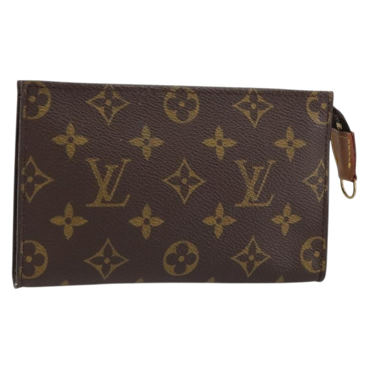 LOUIS VUITTON Monogram Bucket PM Accessory Pouch LV Auth 159479
