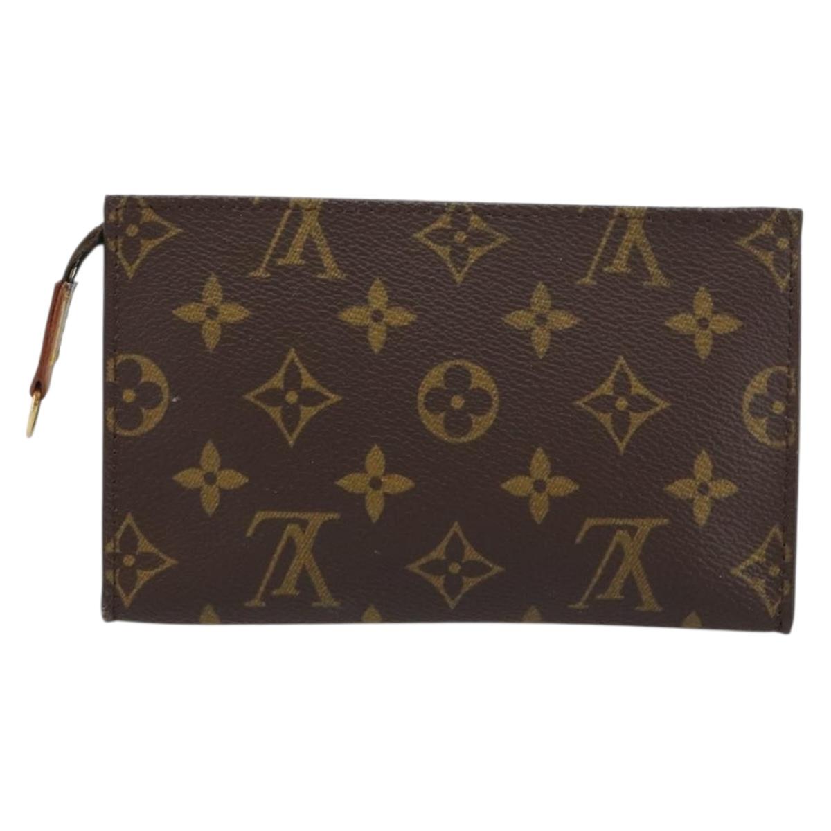 LOUIS VUITTON Monogram Bucket PM Accessory Pouch LV Auth 159479