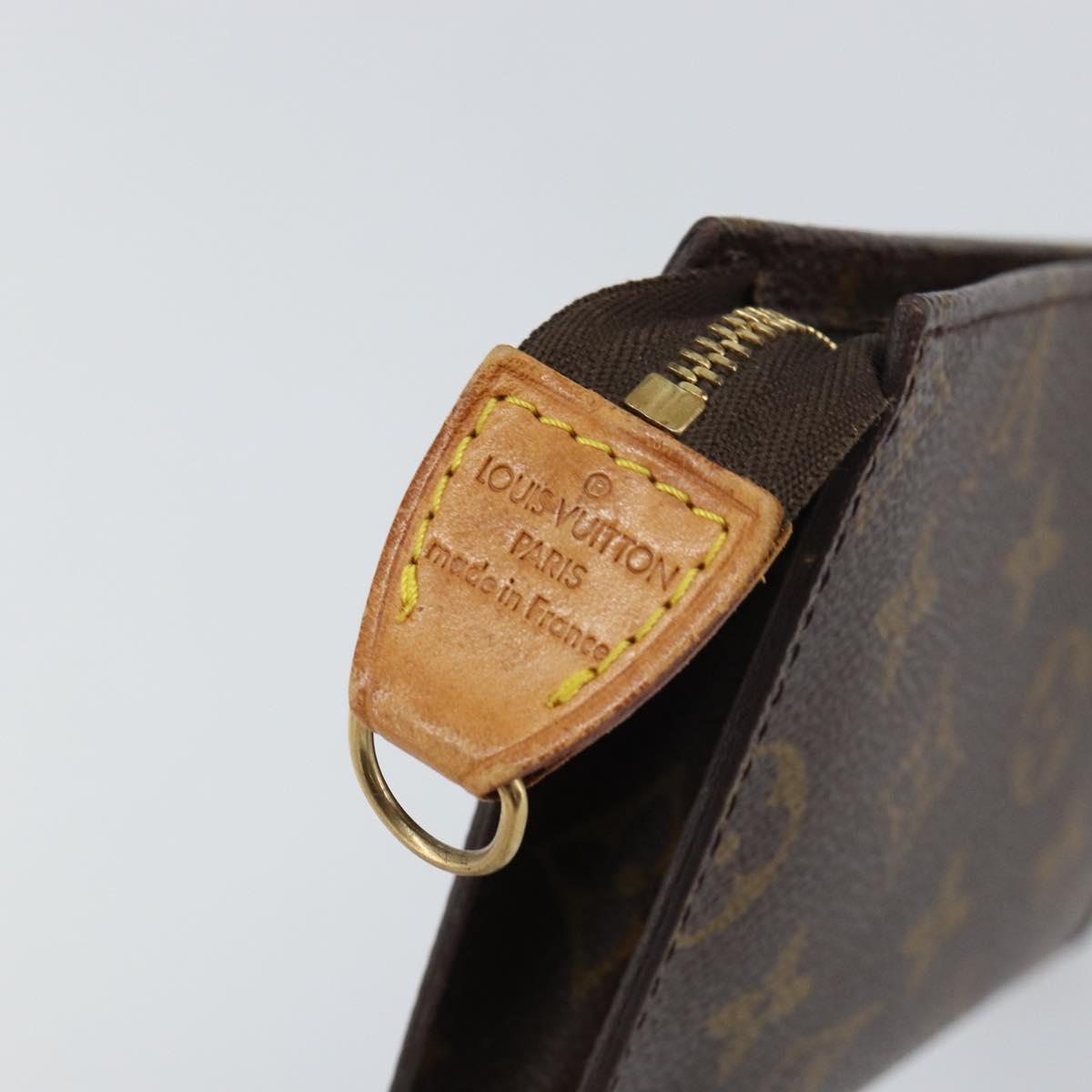 LOUIS VUITTON Monogram Bucket PM Accessory Pouch LV Auth 159482