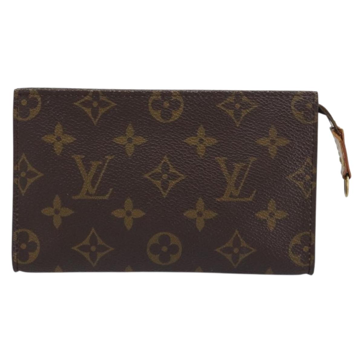 LOUIS VUITTON Monogram Bucket PM Accessory Pouch LV Auth 159482