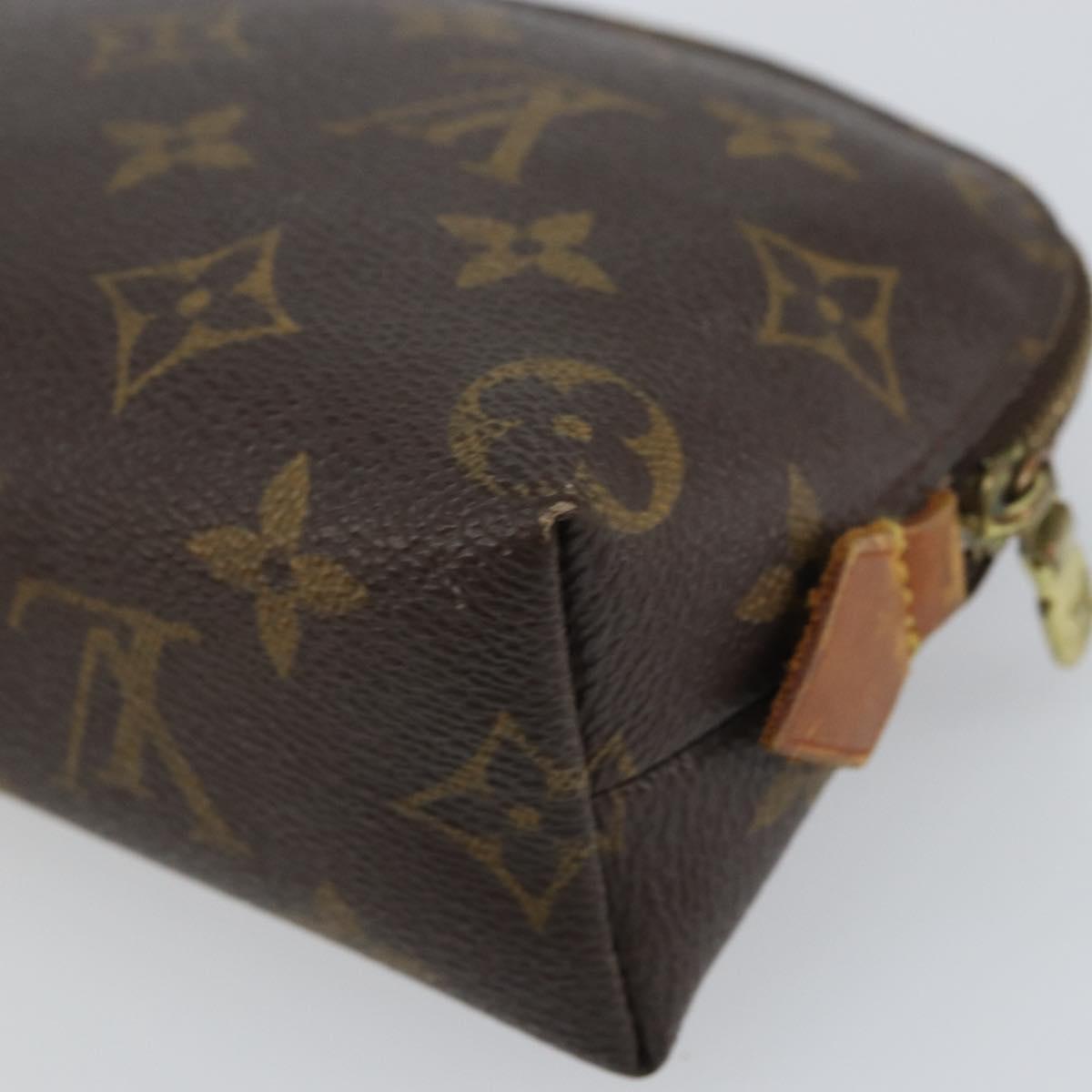 LOUIS VUITTON Monogram Pochette Cosmetic PM Pouch M43998 LV Auth 159485