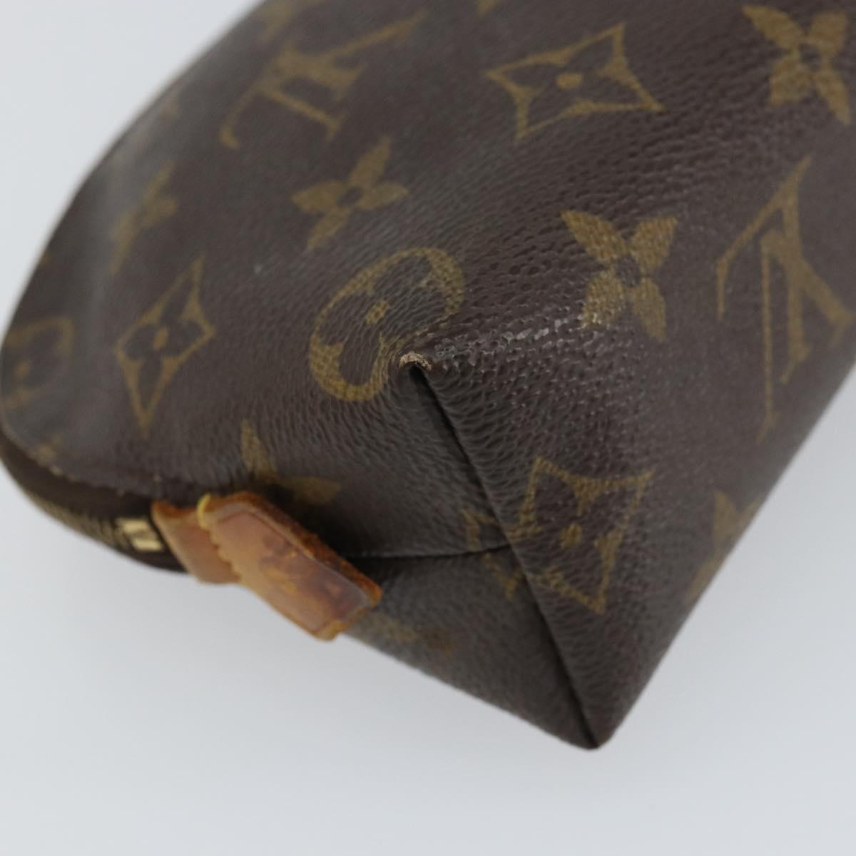 LOUIS VUITTON Monogram Pochette Cosmetic PM Pouch M43998 LV Auth 159485