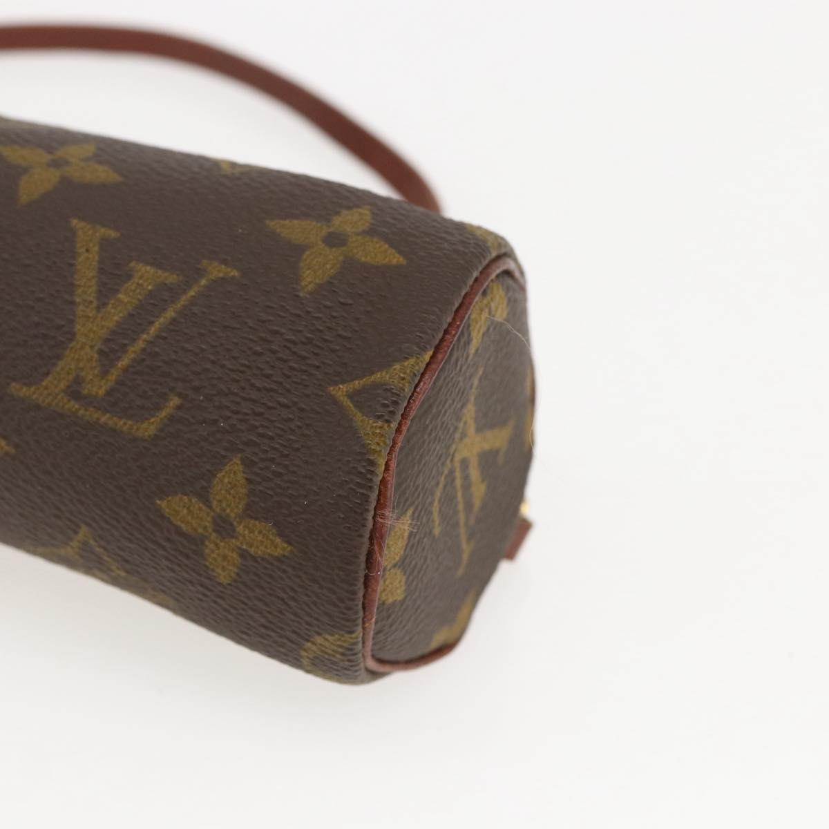 LOUIS VUITTON Monogram Papillon Pouch LV Auth 159487