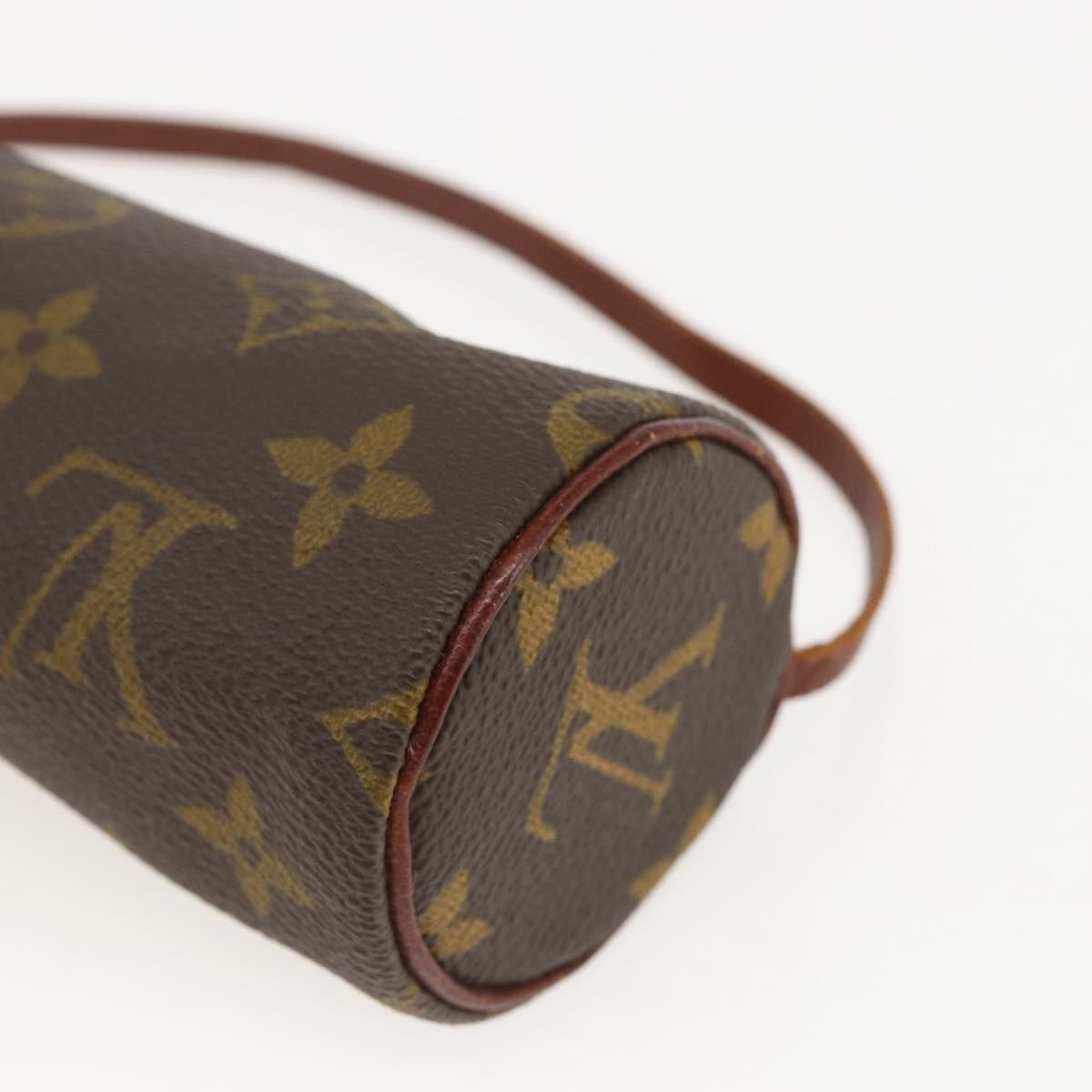 LOUIS VUITTON Monogram Papillon Pouch LV Auth 159487
