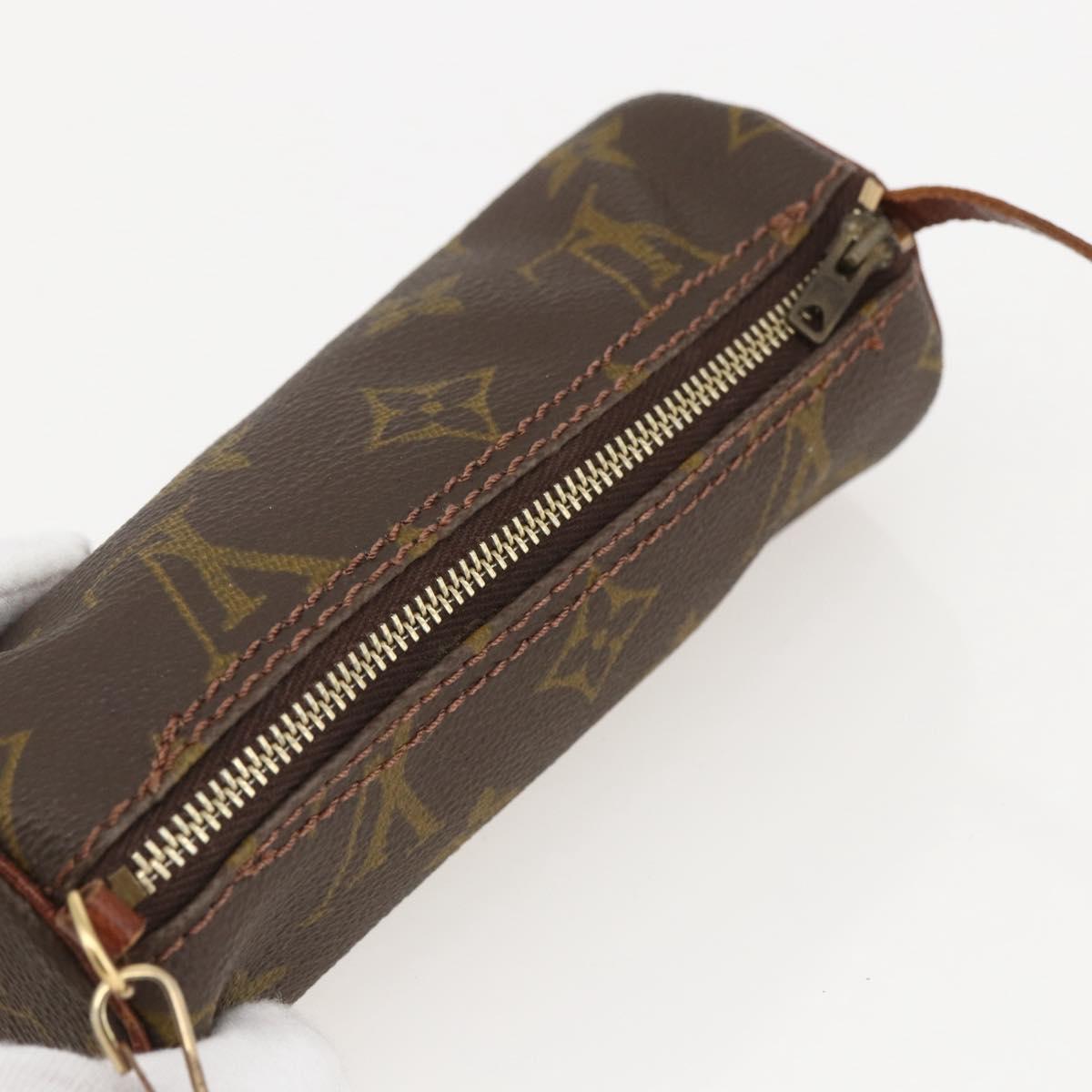 LOUIS VUITTON Monogram Papillon Pouch LV Auth 159487
