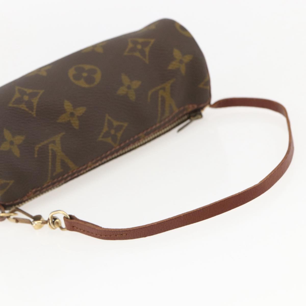 LOUIS VUITTON Monogram Papillon Pouch LV Auth 159487