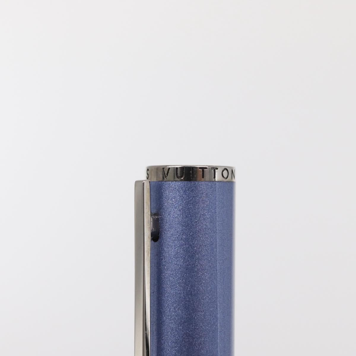 LOUIS VUITTON Jetligne Pen metal Blue N79229 LV Auth 159489