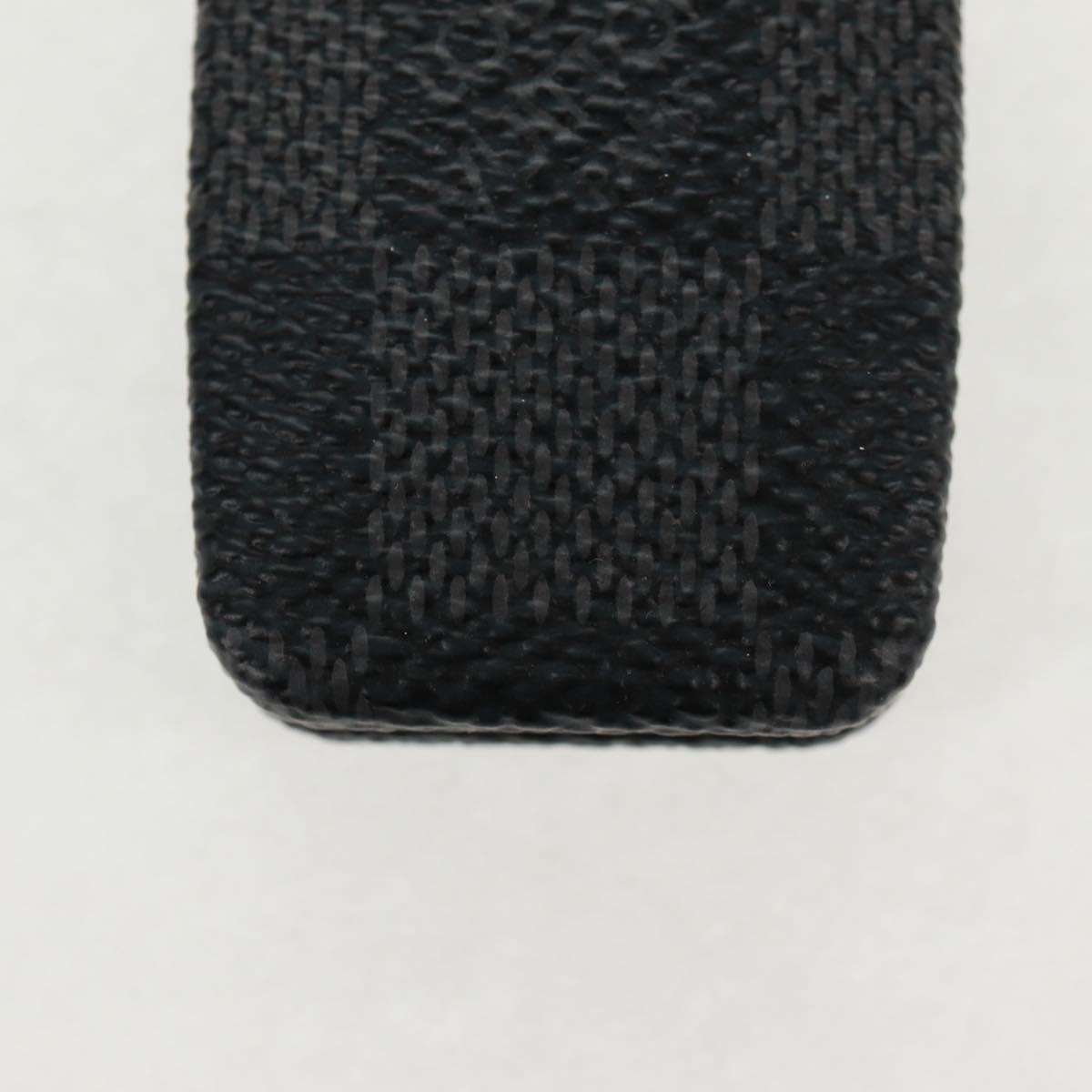 LOUIS VUITTON Damier Graphite Astropill Key Holder M66123 LV Auth 159490M