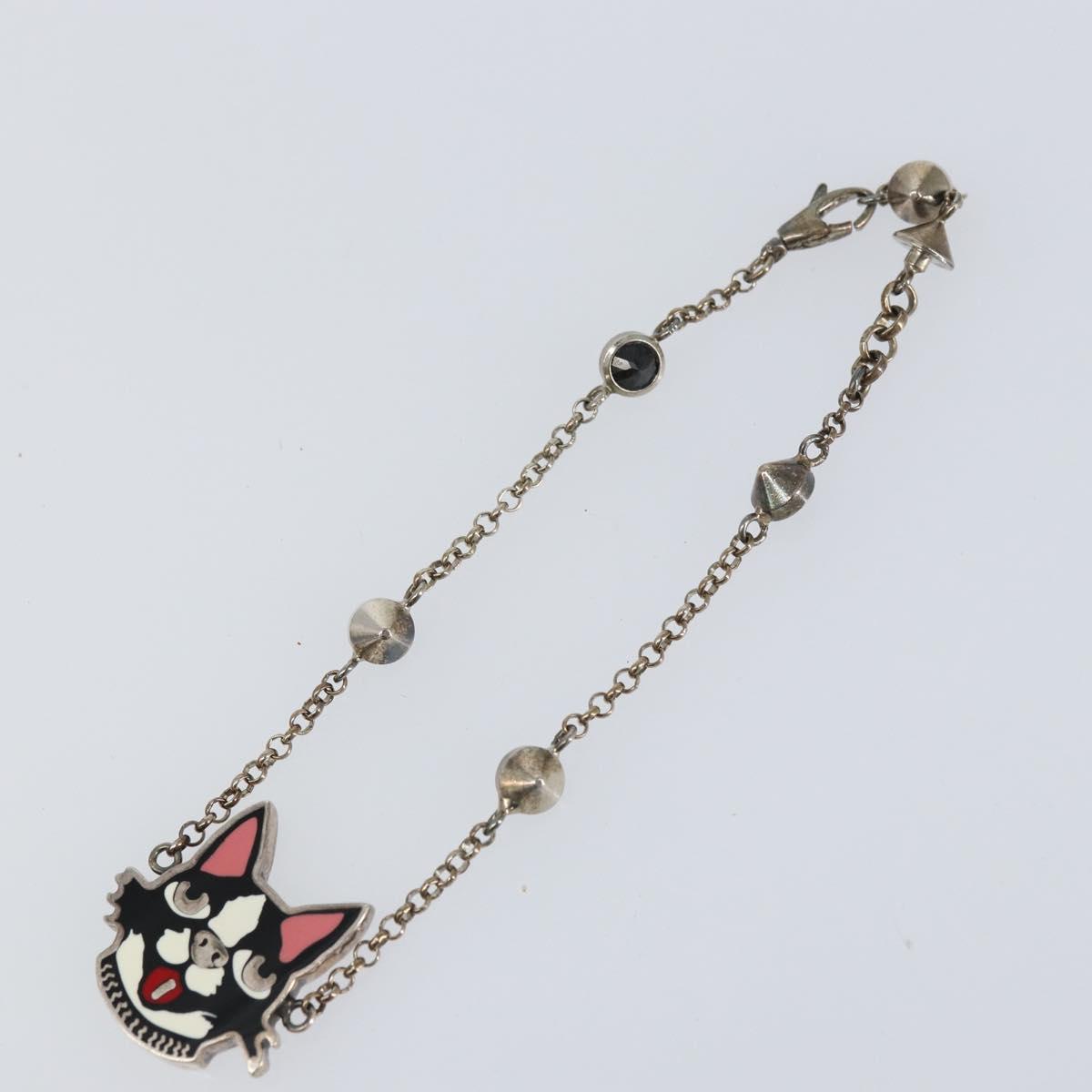 GUCCI Bracelet Ag925 BOSCO&ORSO Silver Auth 159492M