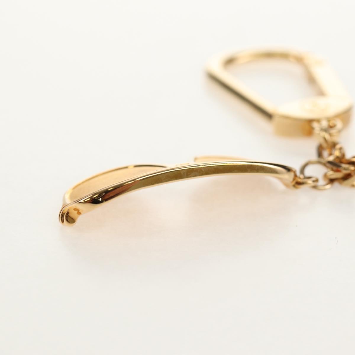 LOUIS VUITTON Porte Cles Cannes Key Holder metal Gold M65383 LV Auth 159493M