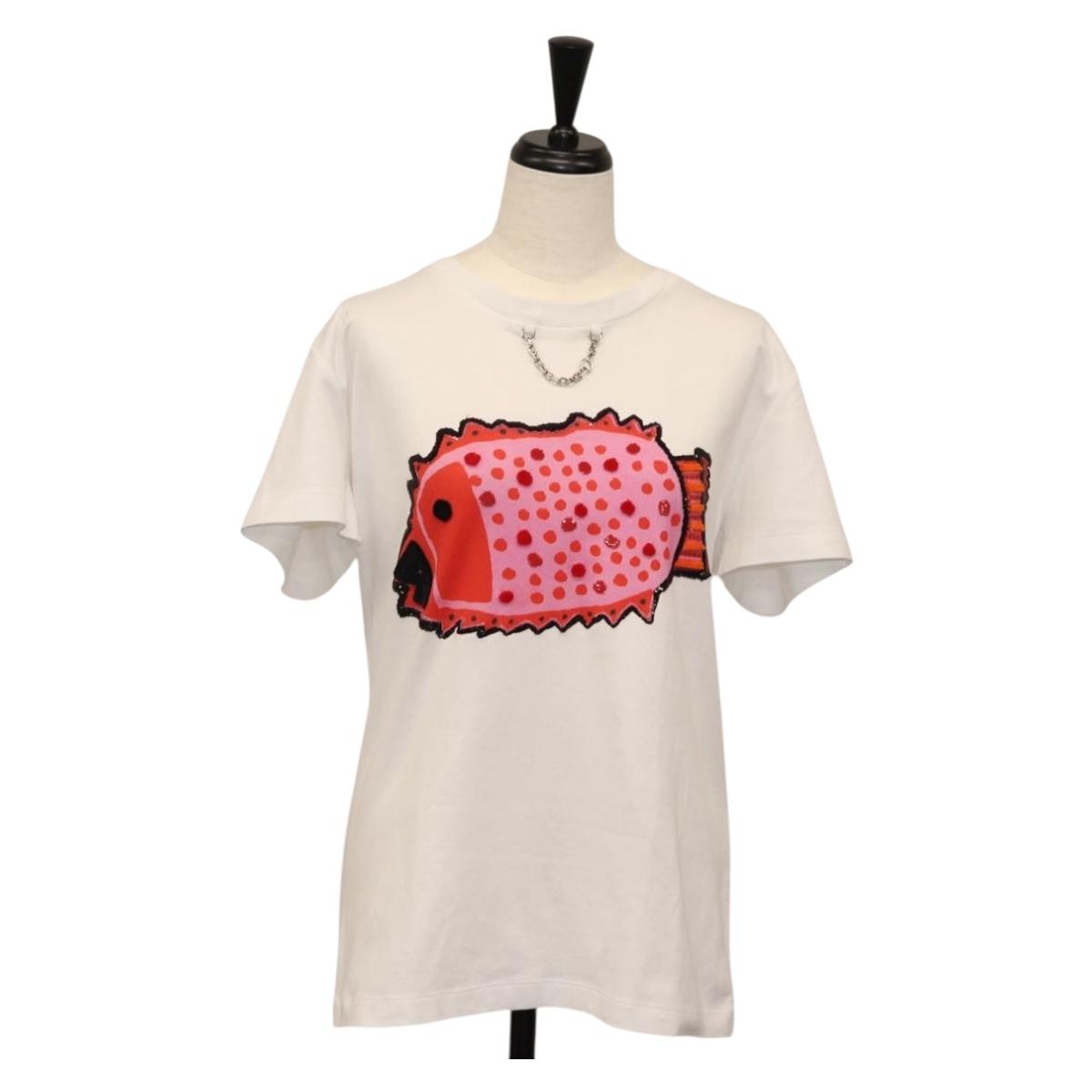 LOUIS VUITTON LVxYK Shirt Cotton White LV Auth 159497SAM