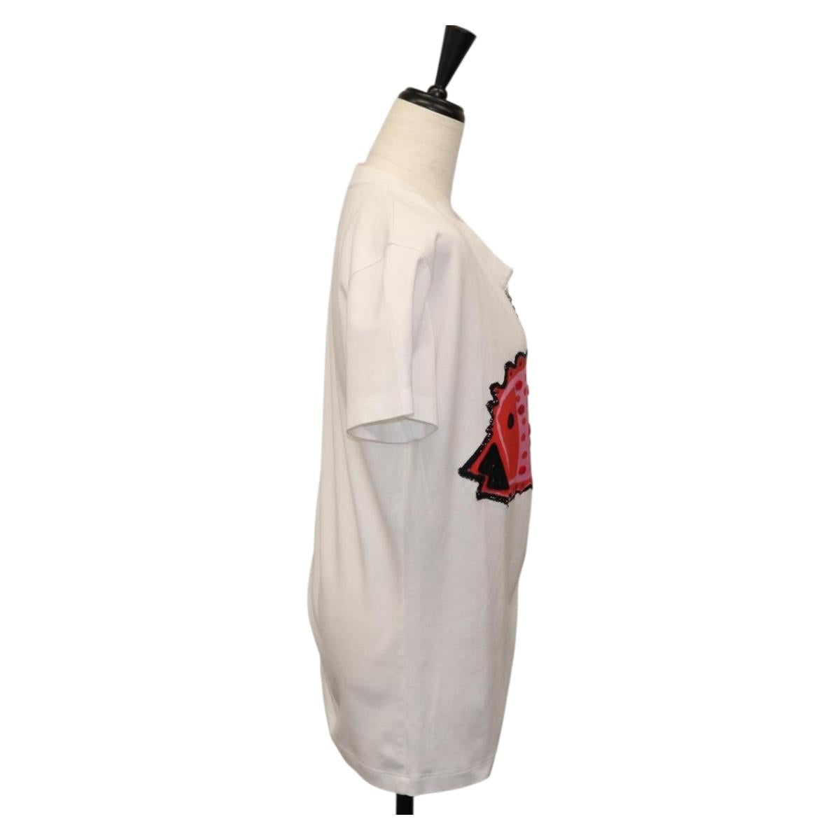 LOUIS VUITTON LVxYK Shirt Cotton White LV Auth 159497SAM