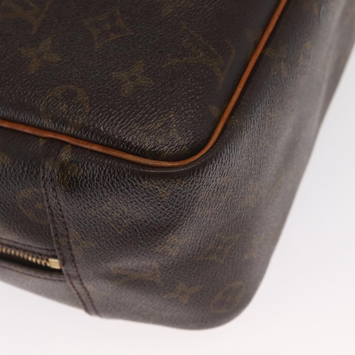 LOUIS VUITTON Monogram Deauville Hand Bag M47270 LV Auth 159524