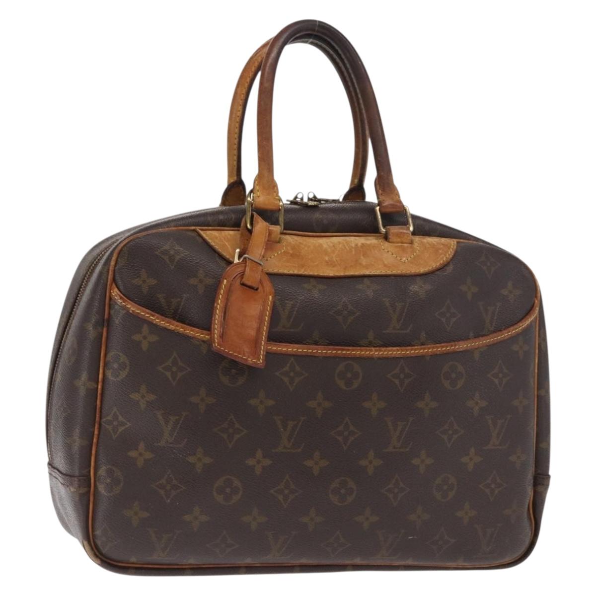 LOUIS VUITTON Monogram Deauville Hand Bag M47270 LV Auth 159524