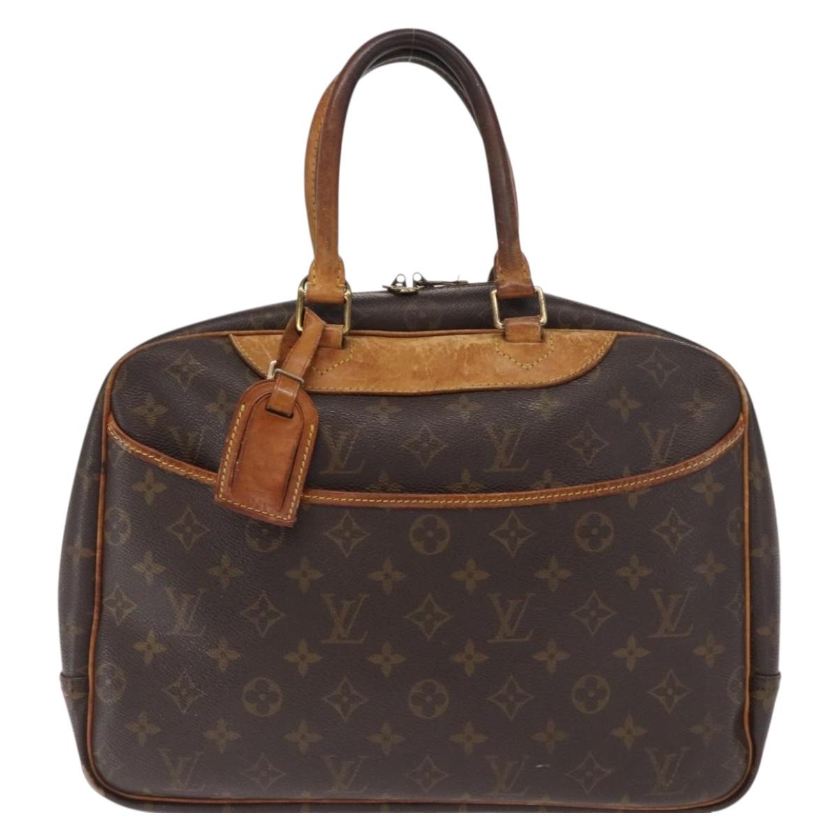 LOUIS VUITTON Monogram Deauville Hand Bag M47270 LV Auth 159524