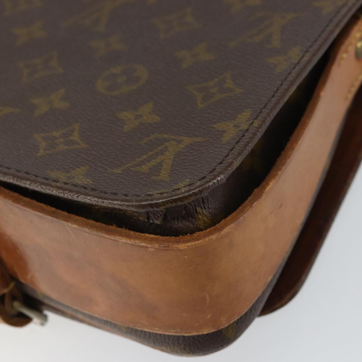 LOUIS VUITTON Monogram Cartouchiere MM Shoulder Bag M51253 LV Auth 159527