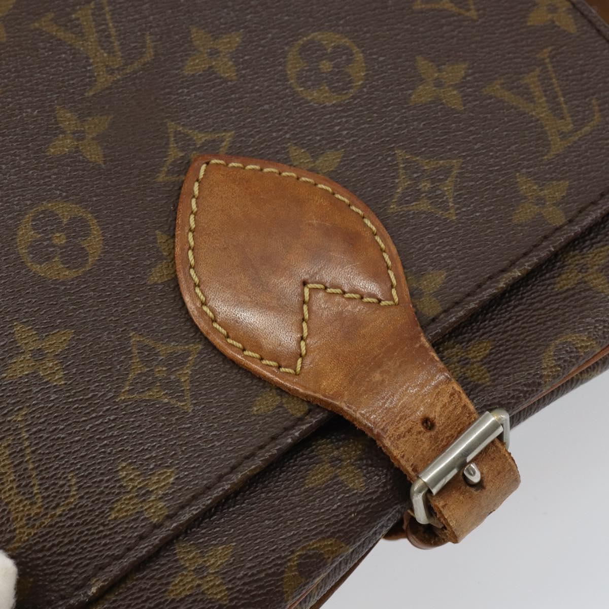 LOUIS VUITTON Monogram Cartouchiere MM Shoulder Bag M51253 LV Auth 159527