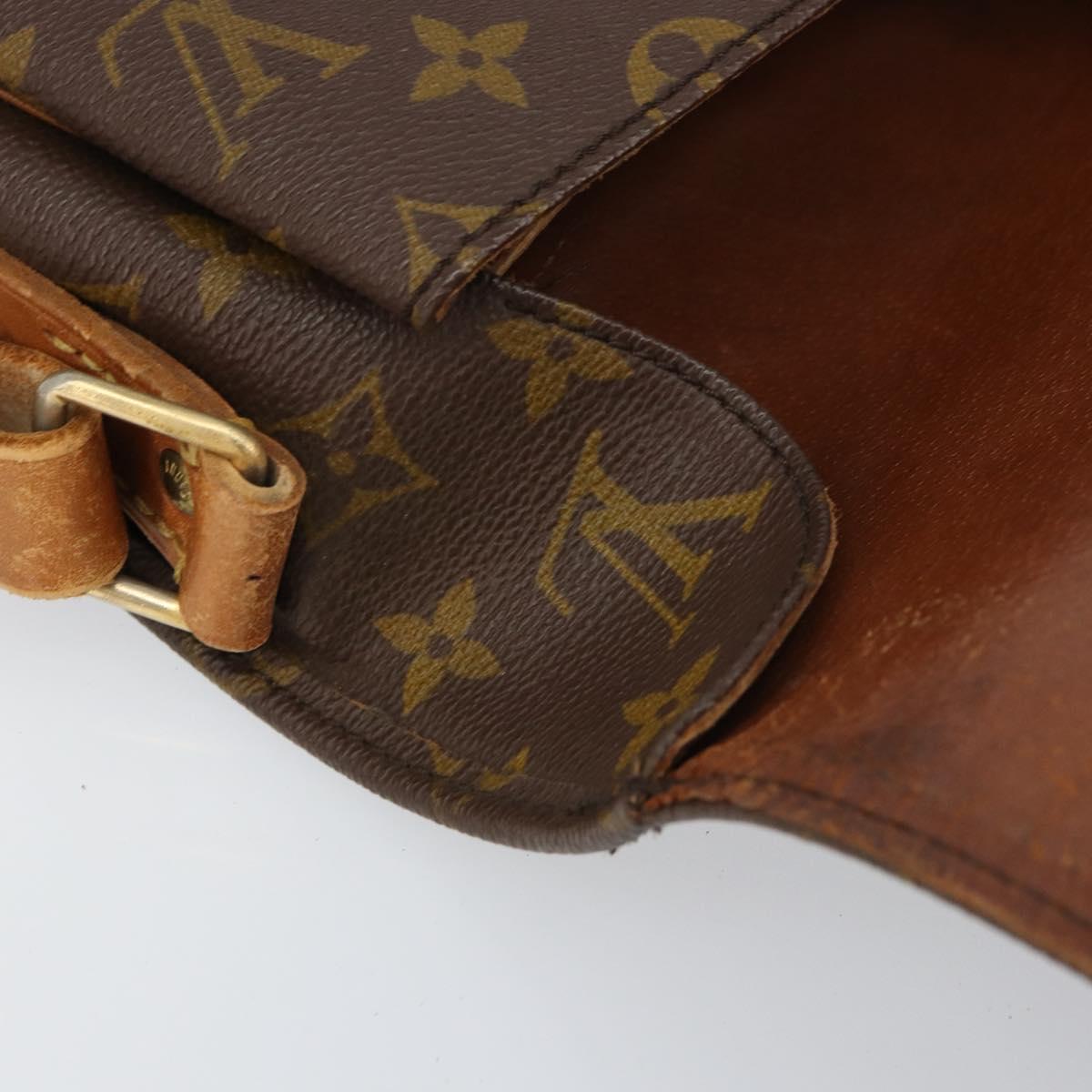 LOUIS VUITTON Monogram Cartouchiere MM Shoulder Bag M51253 LV Auth 159527