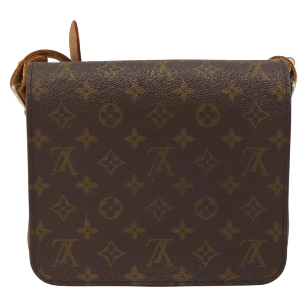 LOUIS VUITTON Monogram Cartouchiere MM Shoulder Bag M51253 LV Auth 159527