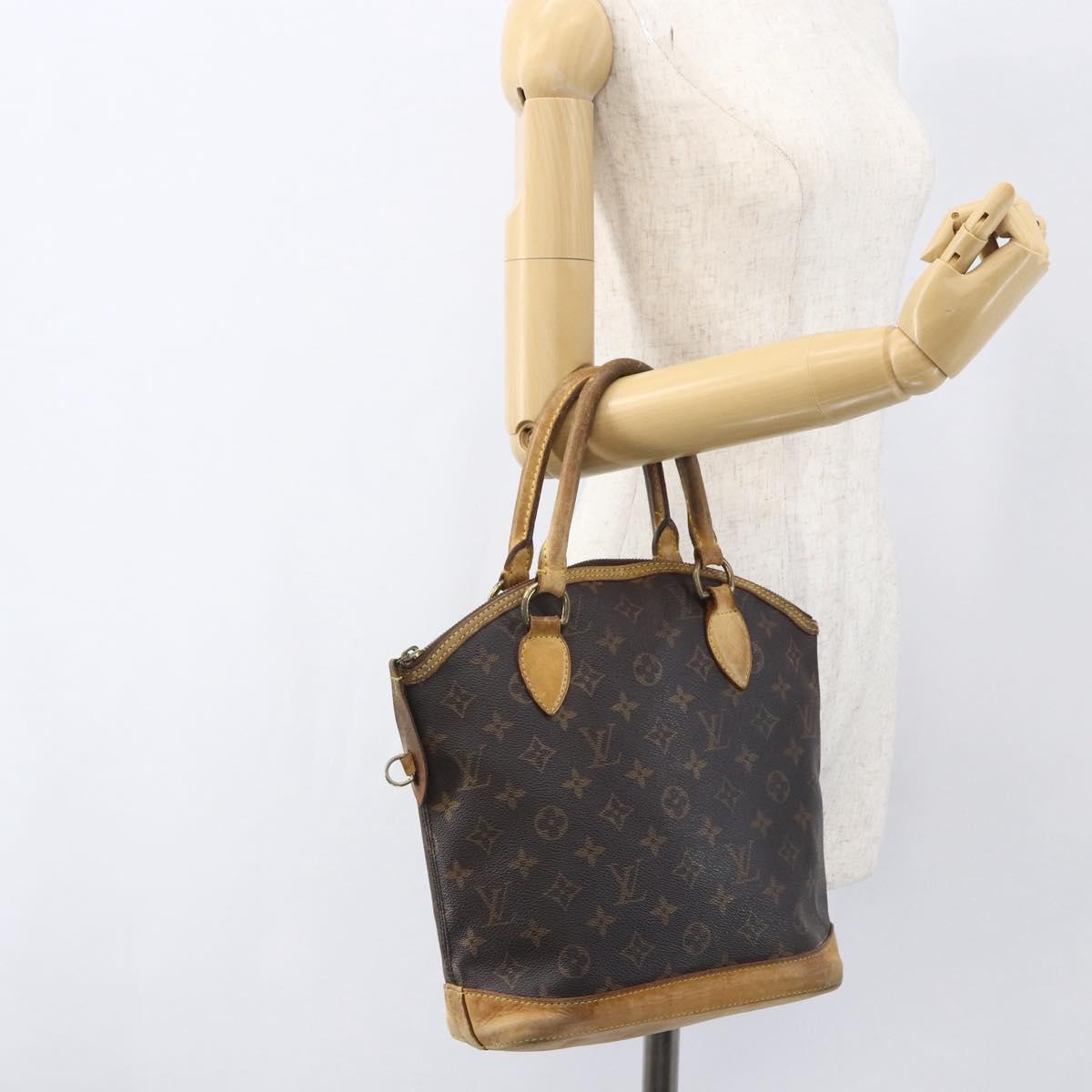 LOUIS VUITTON Monogram Lockit Hand Bag M40102 LV Auth 159541