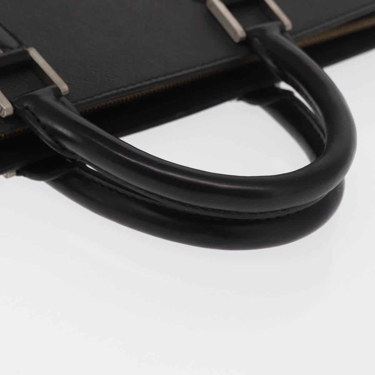 LOUIS VUITTON Taiga Porte Documents Rozan Bag Ardoise M30052 LV Auth 159556