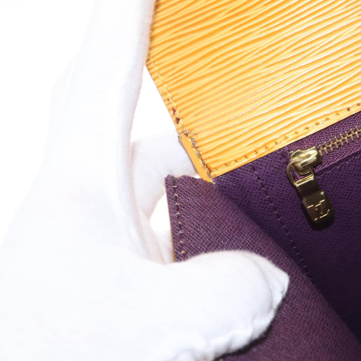 LOUIS VUITTON Epi Monceau 28 Hand Bag 2way Yellow M52129 LV Auth 159558