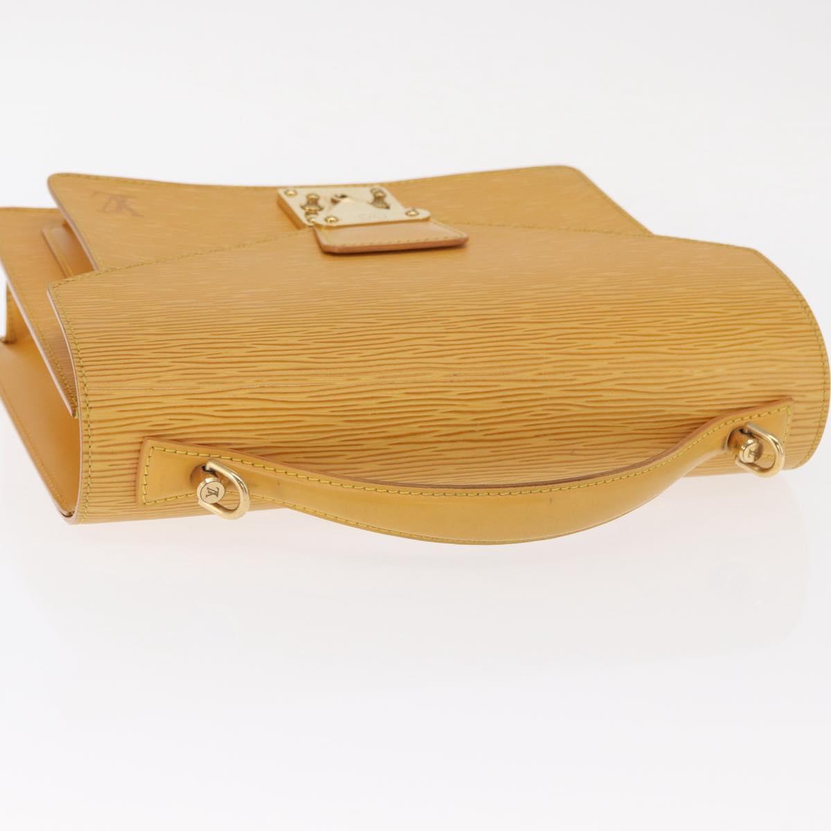 LOUIS VUITTON Epi Monceau 28 Hand Bag 2way Yellow M52129 LV Auth 159558