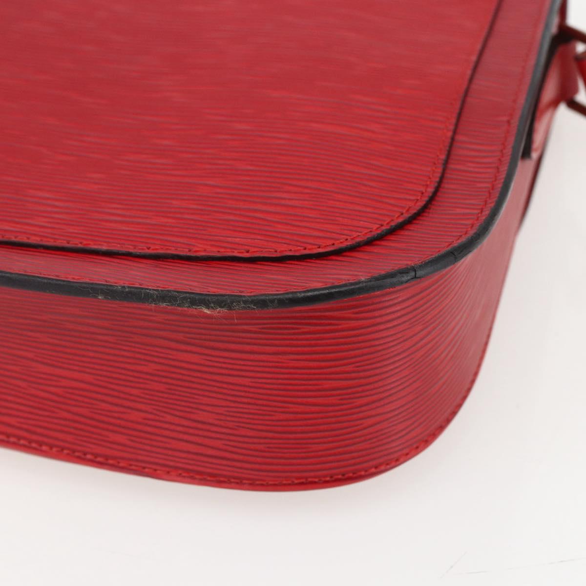 LOUIS VUITTON Epi Saint Cloud GM Shoulder Bag Red M52197 LV Auth 159560