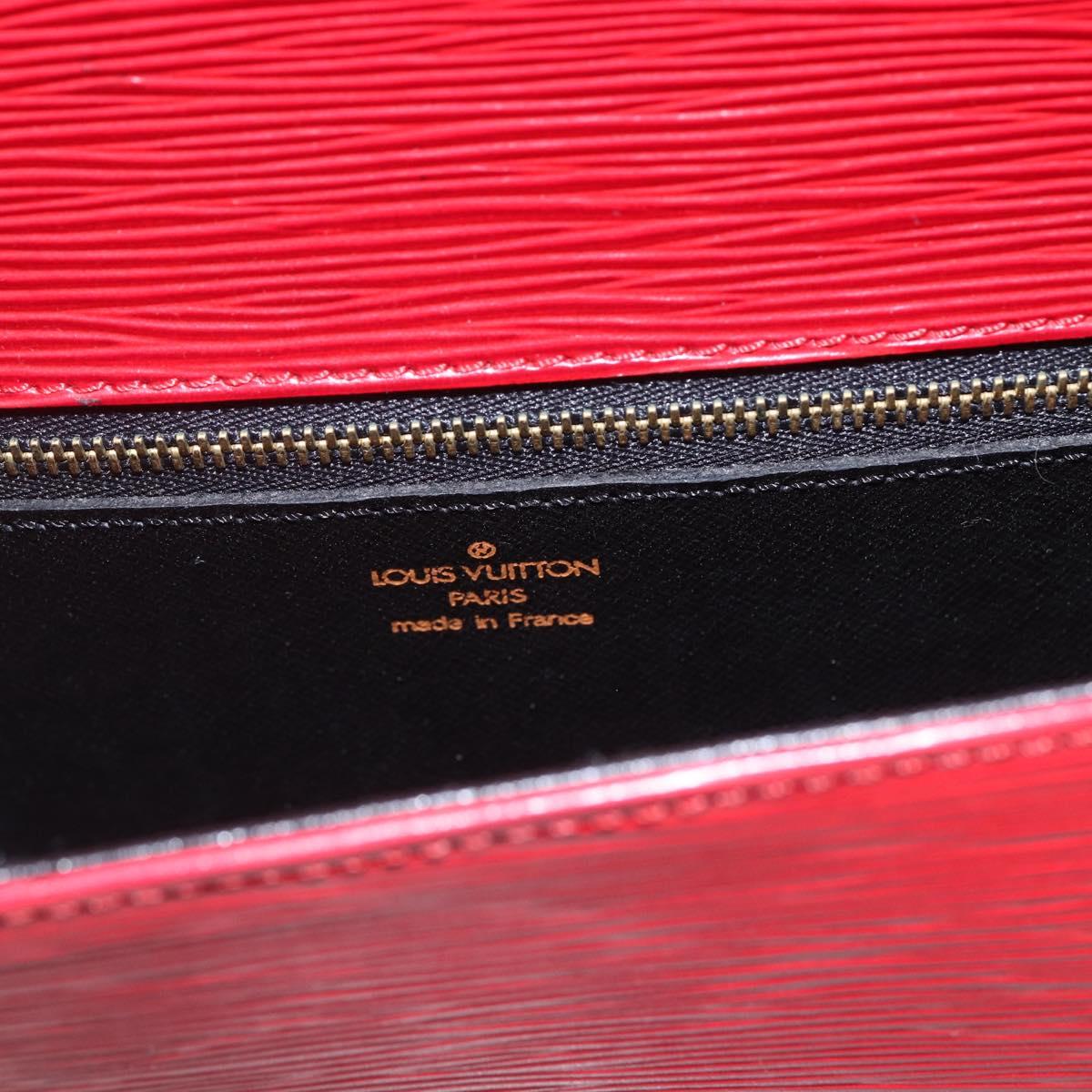 LOUIS VUITTON Epi Saint Cloud GM Shoulder Bag Red M52197 LV Auth 159560