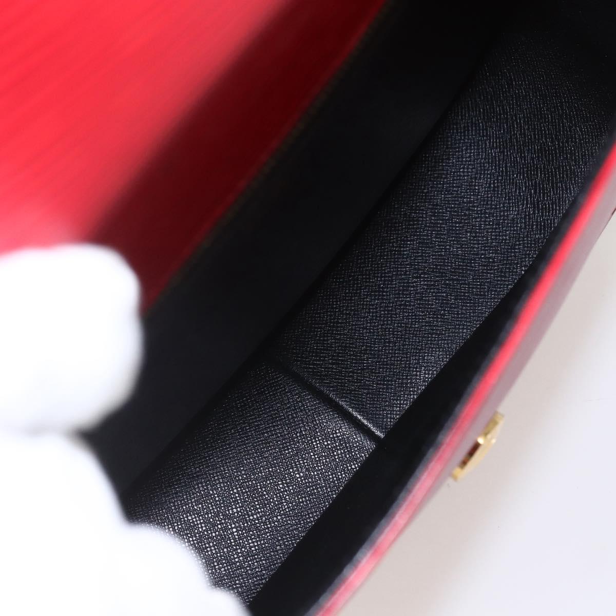 LOUIS VUITTON Epi Saint Cloud GM Shoulder Bag Red M52197 LV Auth 159560