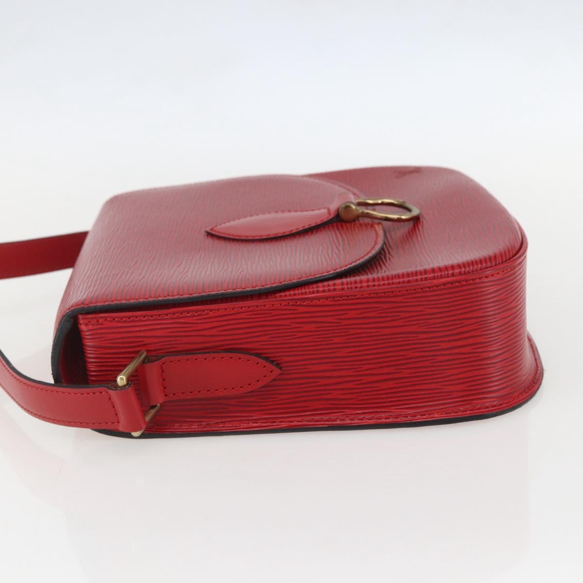 LOUIS VUITTON Epi Saint Cloud GM Shoulder Bag Red M52197 LV Auth 159560