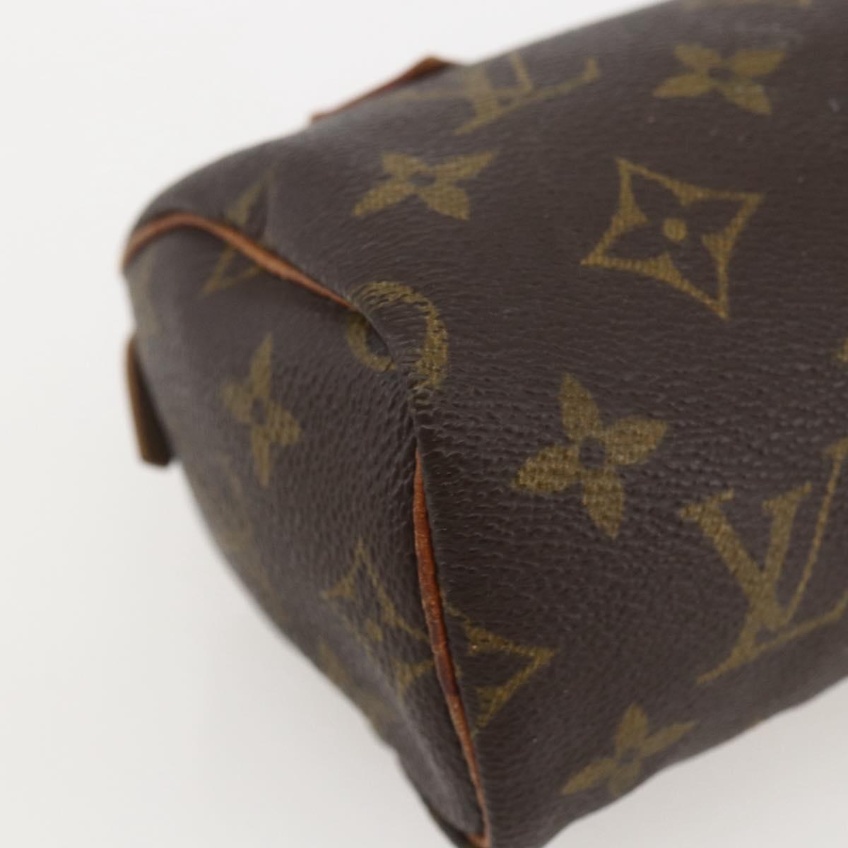 LOUIS VUITTON Monogram Mini Speedy Hand Bag M41534 LV Auth 159593