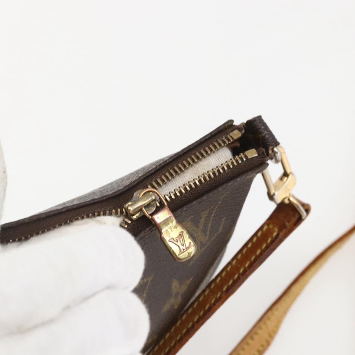 LOUIS VUITTON Monogram Pochette Accessoires Pouch M51980 LV Auth 159594