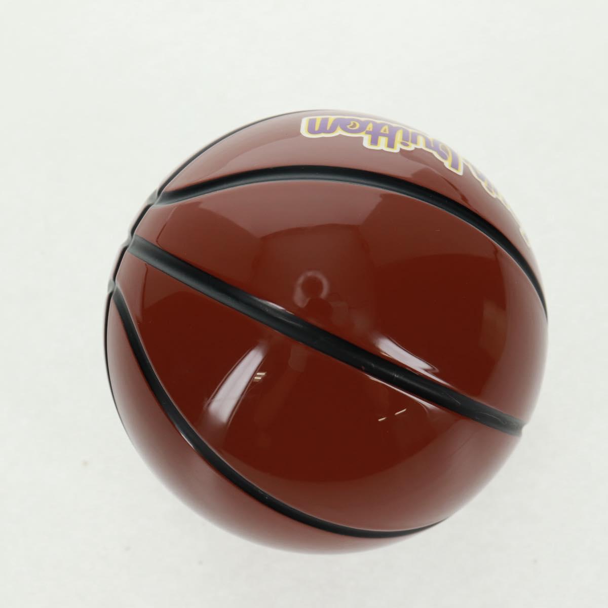 LOUIS VUITTON NBA Collaboration Pressed Paper plastic Brown GI0663 Auth 159615SM
