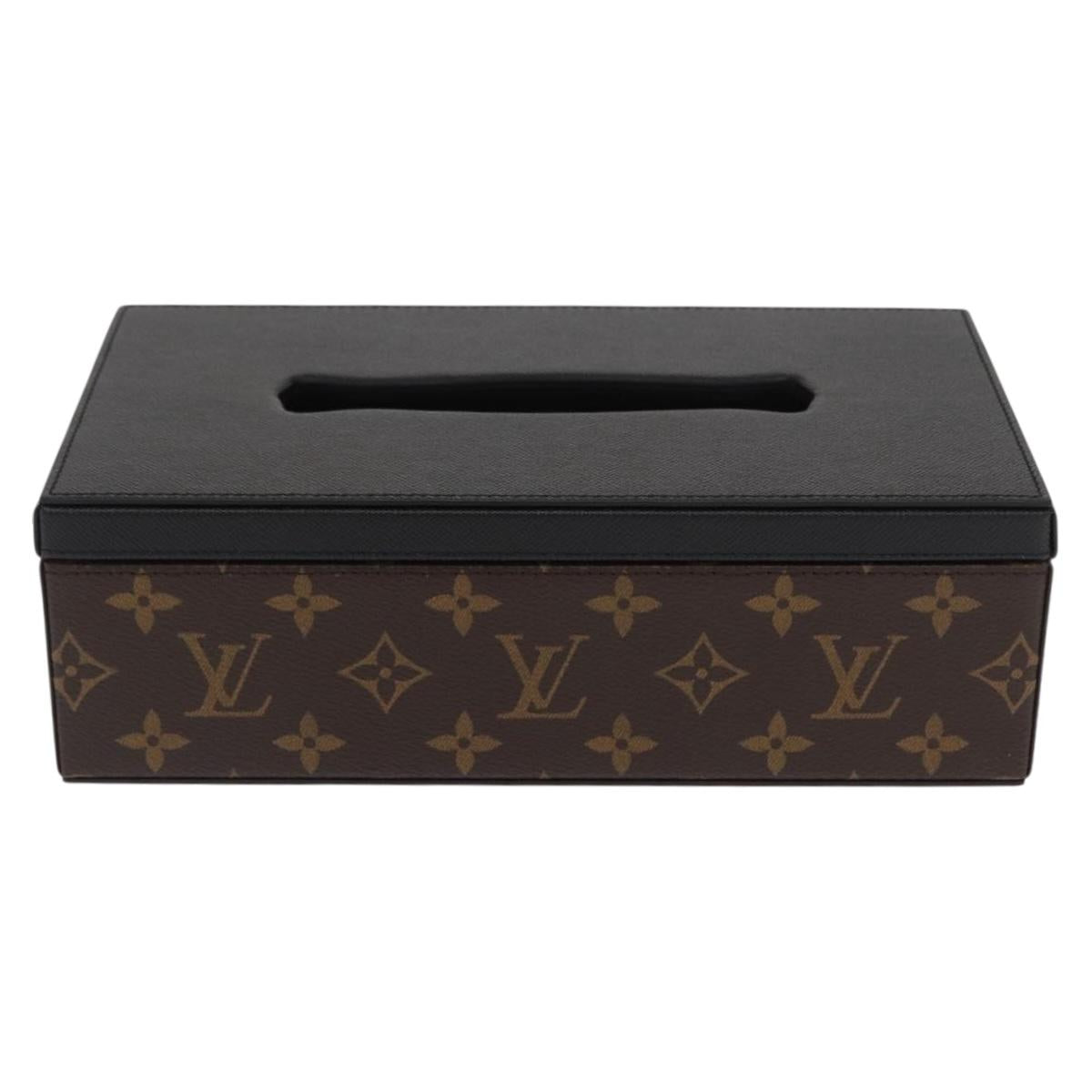 LOUIS VUITTON Monogram Damier Azur Tissue Box GI1445 LV Auth 159622S