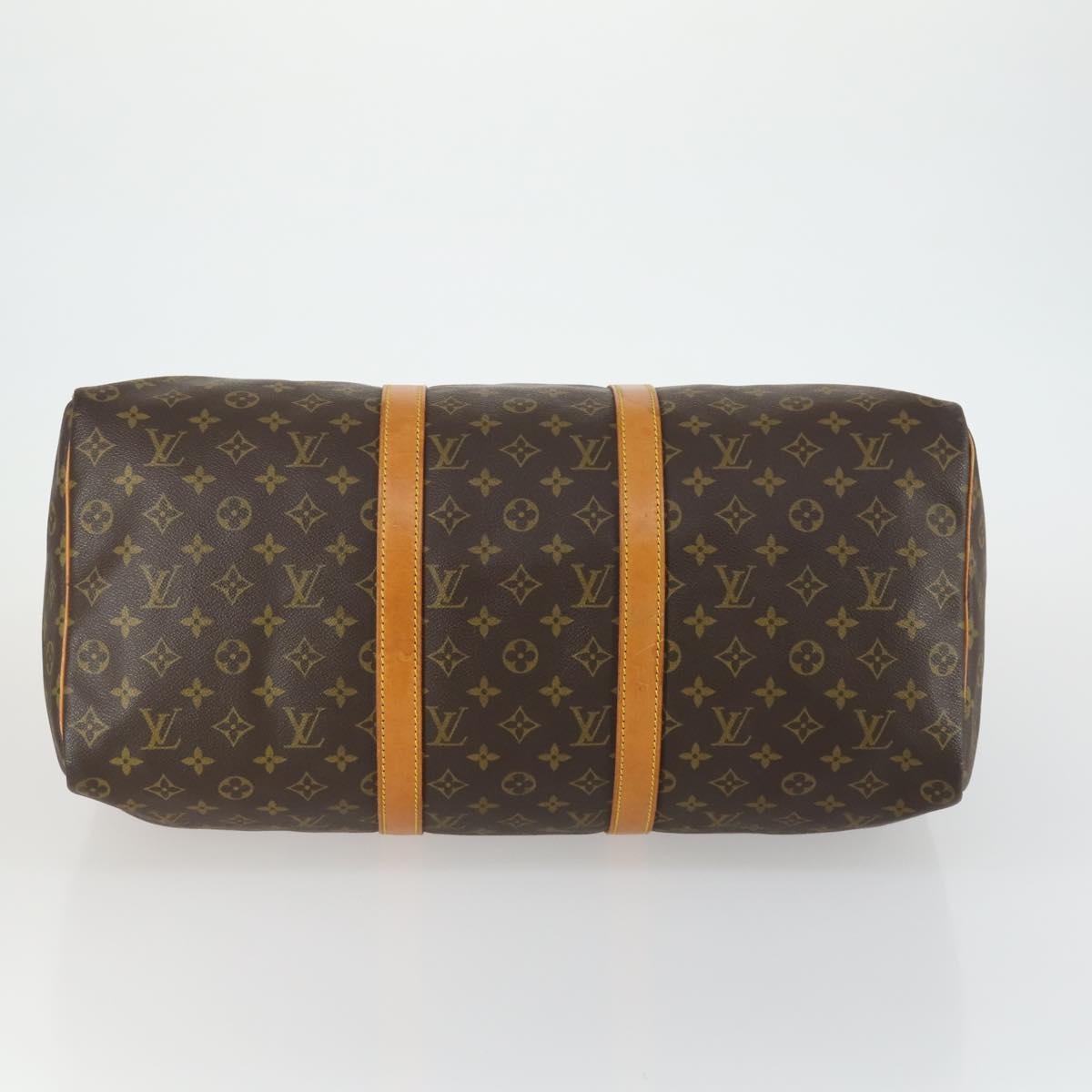 LOUIS VUITTON Monogram Keepall 50 Boston Bag M41426 LV Auth 159634