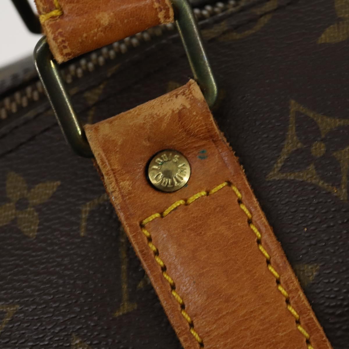 LOUIS VUITTON Monogram Keepall 55 Boston Bag M41424 LV Auth 159638