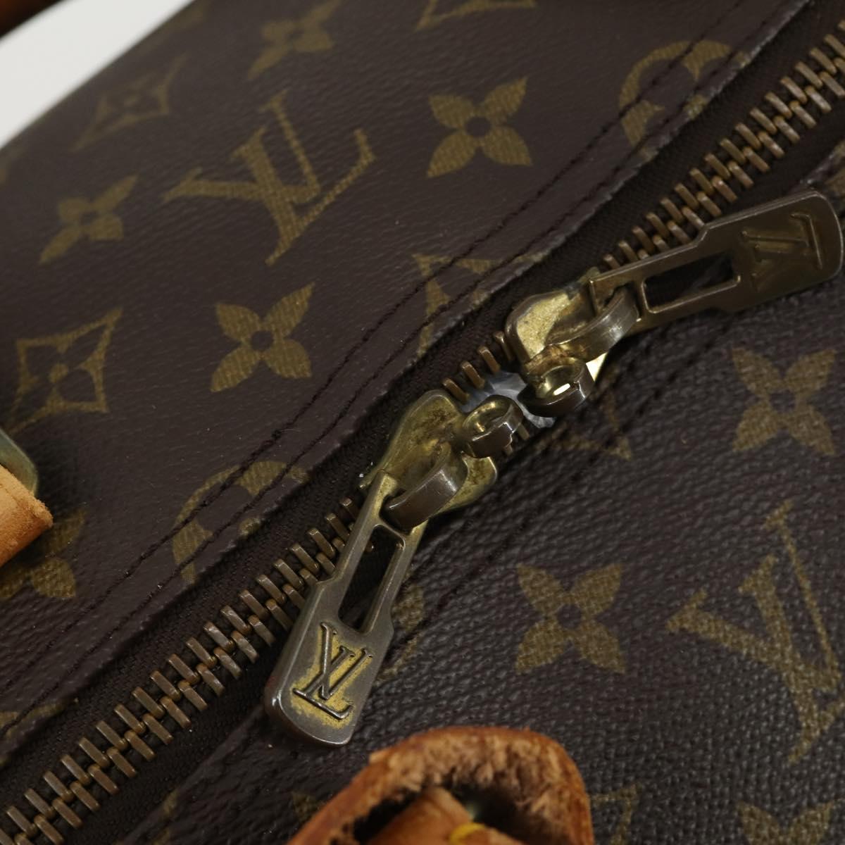 LOUIS VUITTON Monogram Keepall 55 Boston Bag M41424 LV Auth 159638