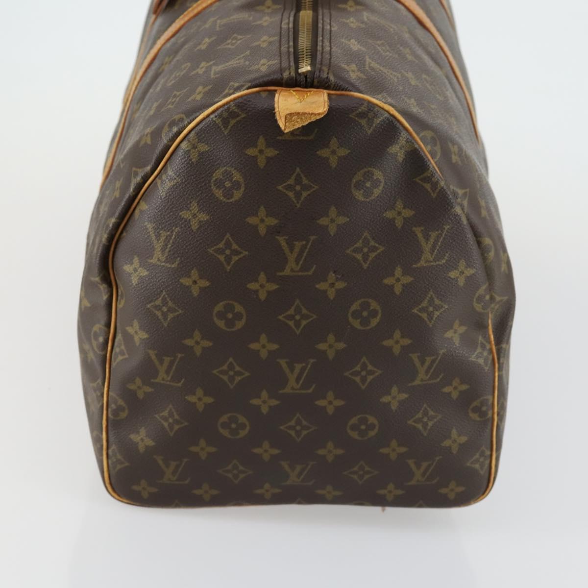 LOUIS VUITTON Monogram Keepall 55 Boston Bag M41424 LV Auth 159638